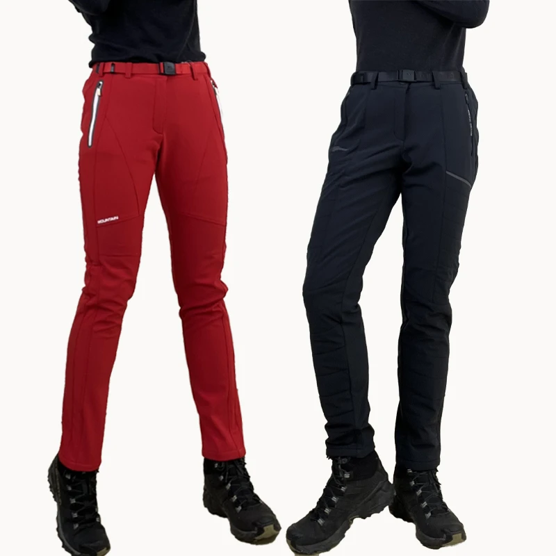 montpic山影 64085 女款休闲运动防风保暖软壳长裤