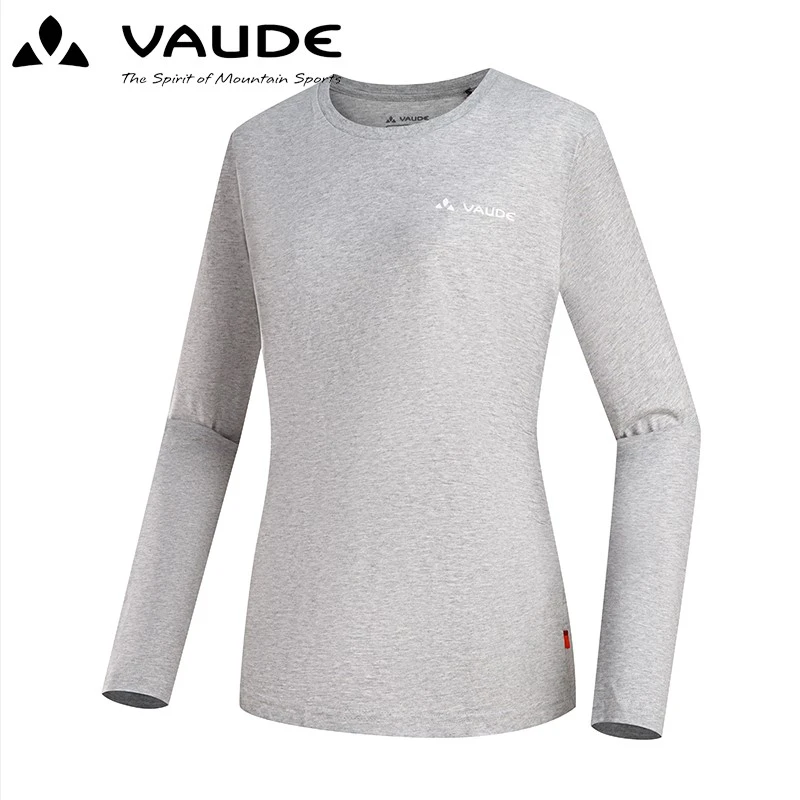 VAUDE 巍德 06473 女款圆领户外运动徒步登山棉长袖T恤