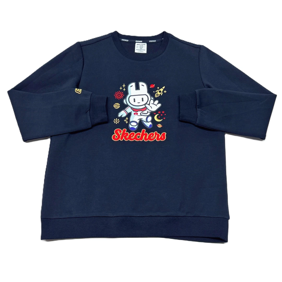 SKECHERS/斯凯奇L123B053男童圆领套头卫衣110-170