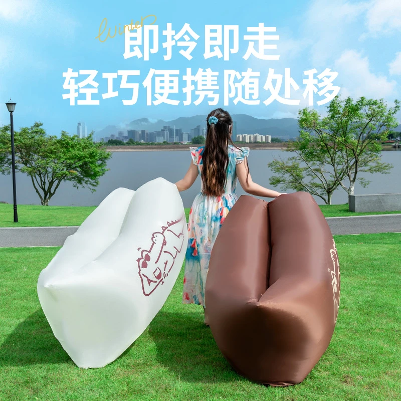 户外便携充气沙发露营懒人空气沙发舒适可睡可躺露营户外装备