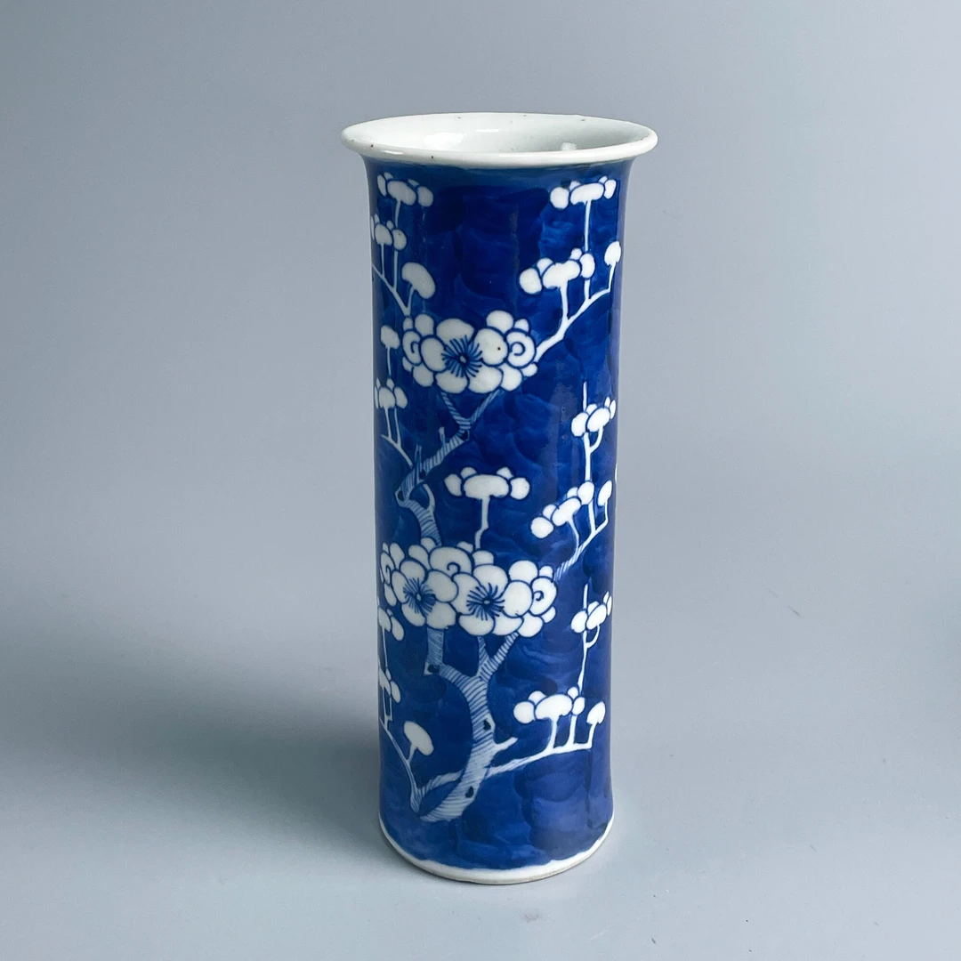 瓷器/古董民国冰梅箭筒-M2XKO002D56/收藏/文物/绣花张