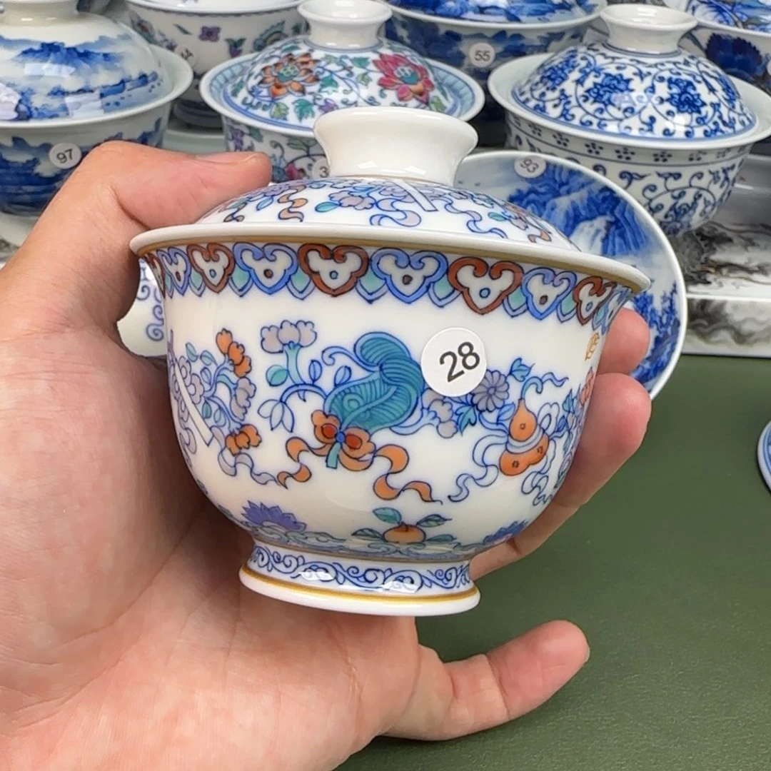 杯彦祖纯手绘茶具28