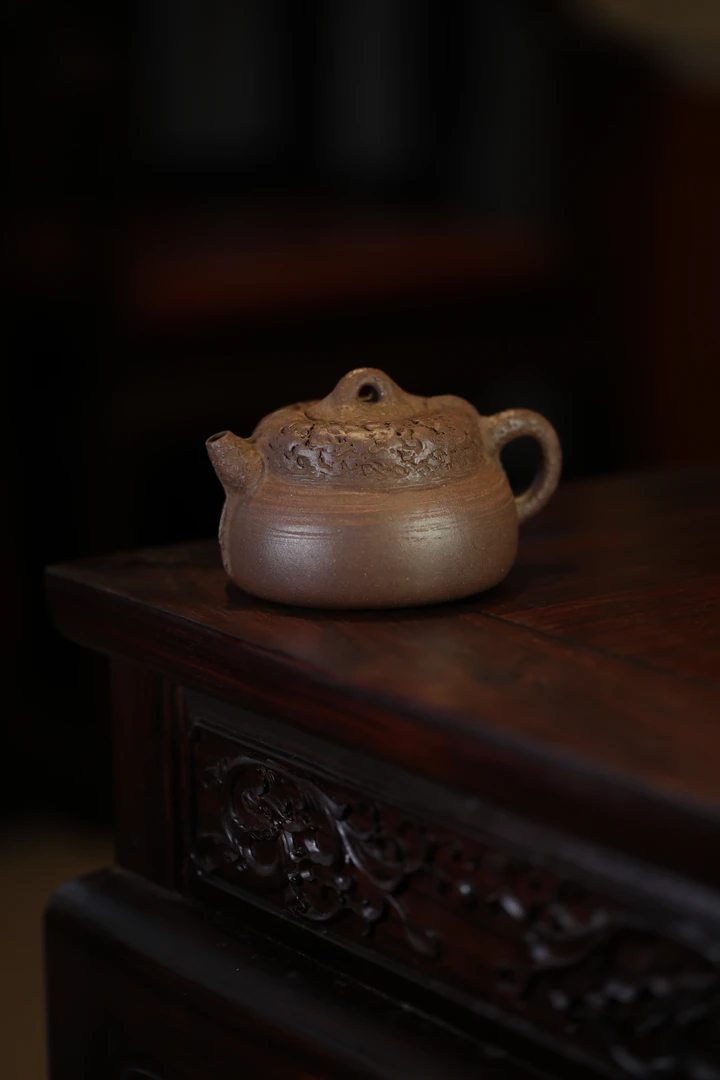 陈永领老师原创《铸权》红线价170cc全手工制作老段泥柴烧