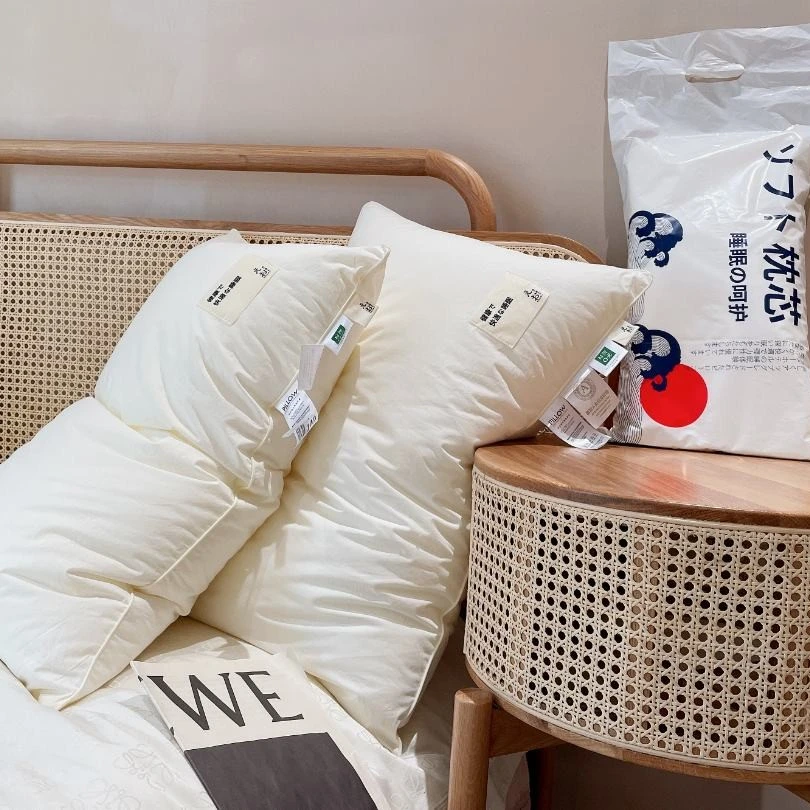 超柔本色原棉枕芯 高端品质 出口岛国系列软枕