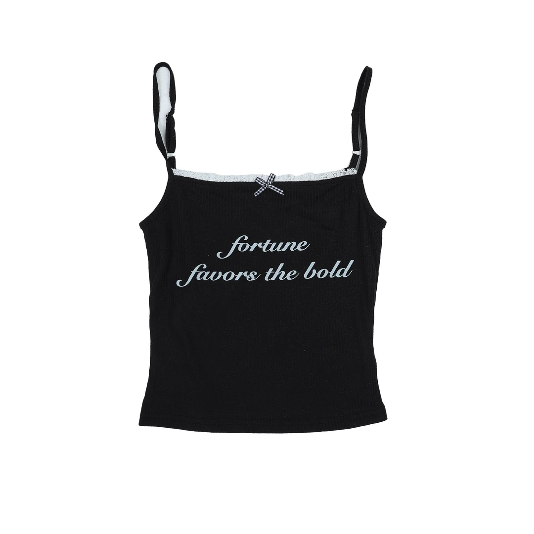 ANPK女背心打底吊带内搭短款夏季黑色小众修身AD242X8387