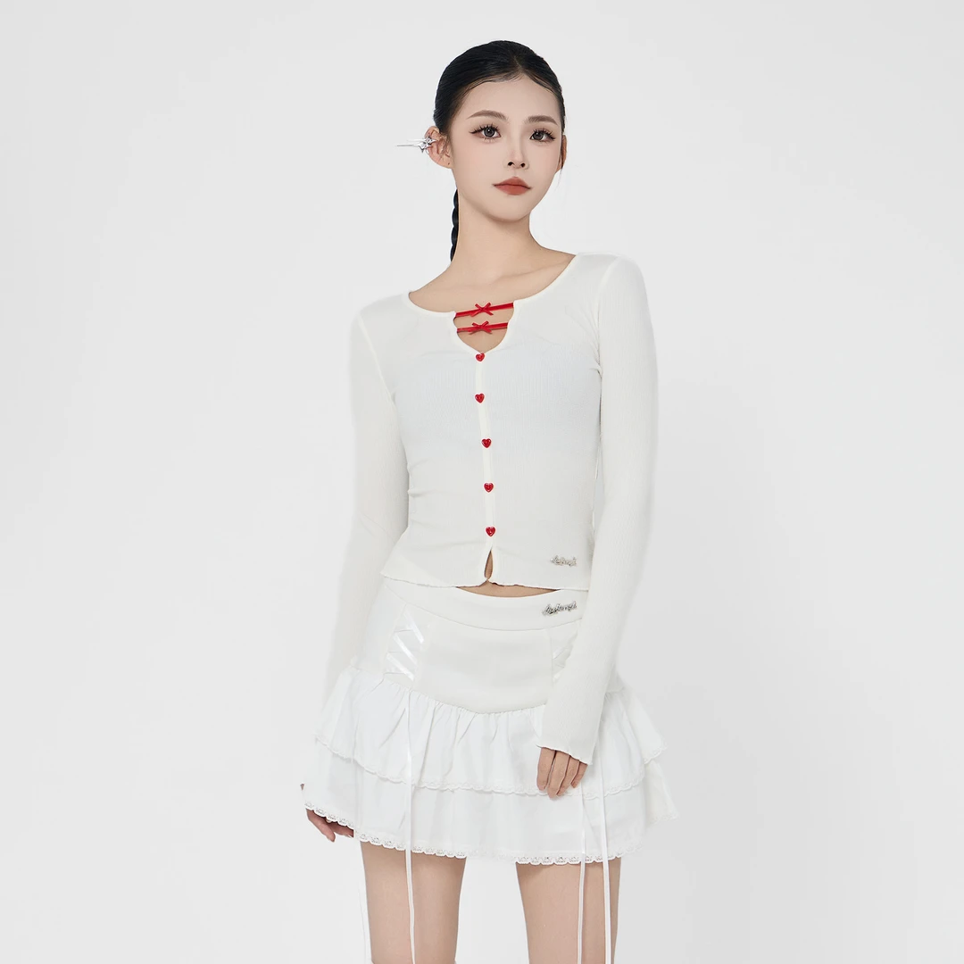 ANPK纯欲甜美套头针织衫AD151J7294