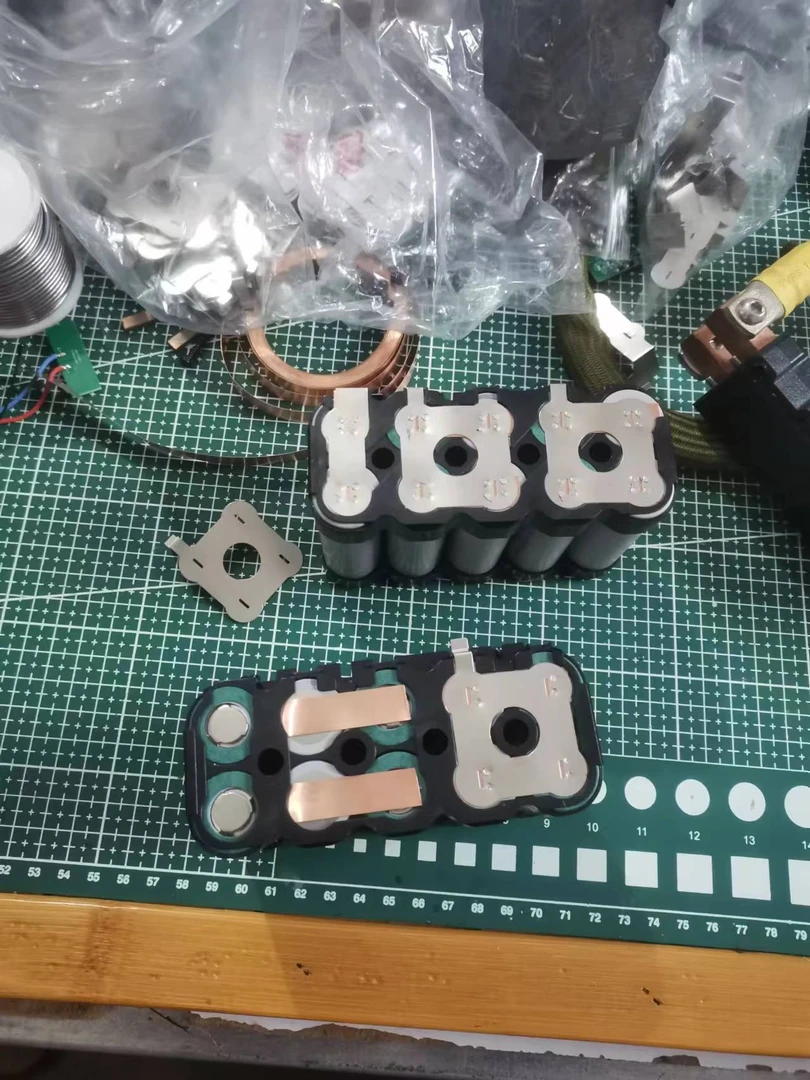 电动工具电池首发牧田高配版21700新能安0.3紫铜镀镍凸点连接片