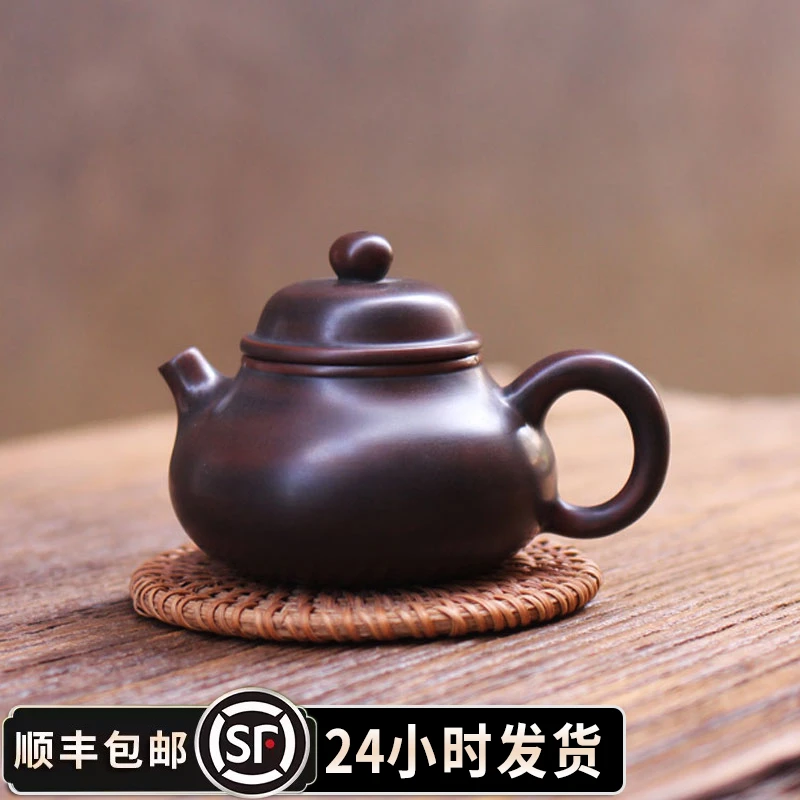 淳艺茶器 甘世荣 容天壶 全手工钦州坭兴陶茶壶 茶器茶具