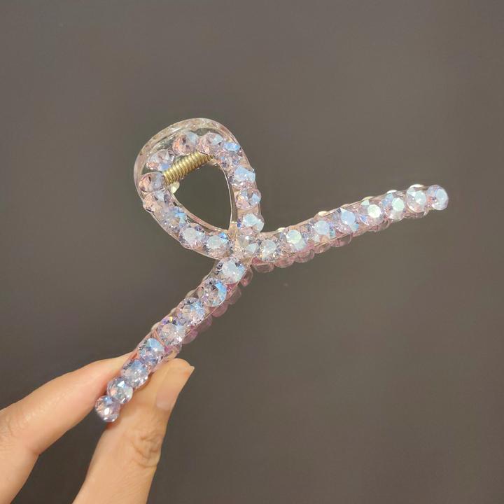 韩版施家钻大抓夹网红款彩色摩卡鲨鱼夹轻奢盘发夹时尚13公分抓夹