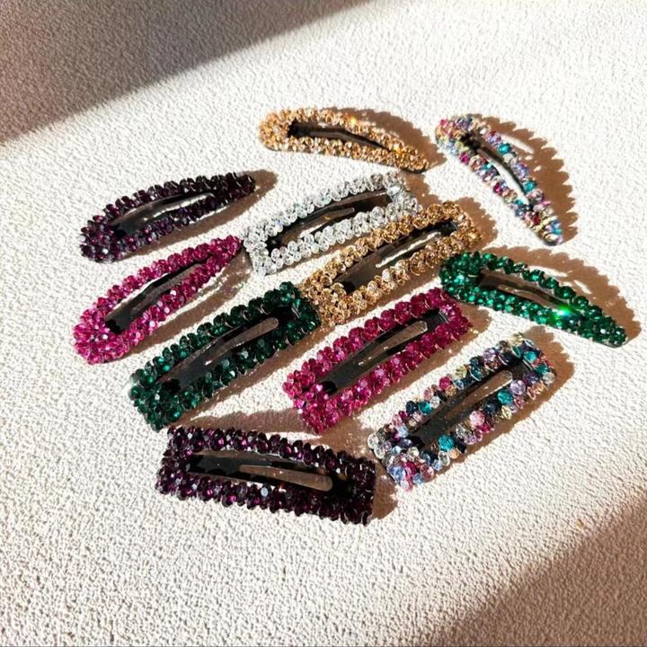 韩版施家钻BB夹网红款刘海侧边夹少女可爱发夹百搭发卡轻奢碎发夹