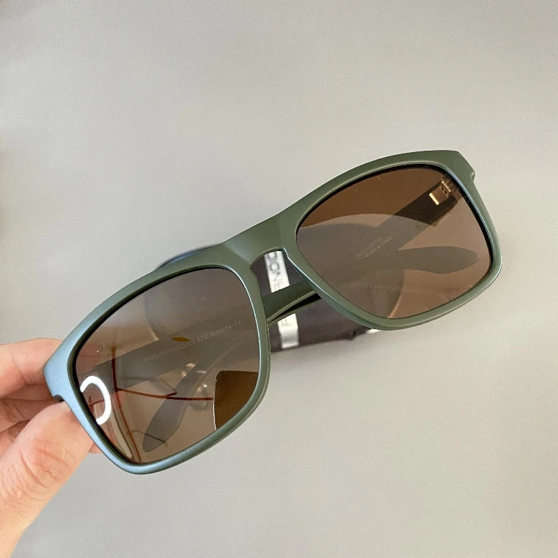 户外钓鱼男士防眩光太阳镜高清路亚偏光镜防强光运动眼镜百搭茶色