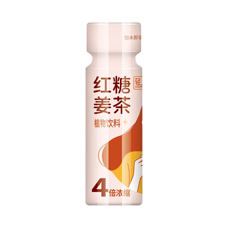 轻上红糖姜茶秋冬必备营养女人暖身植物饮料干净60ml*1瓶