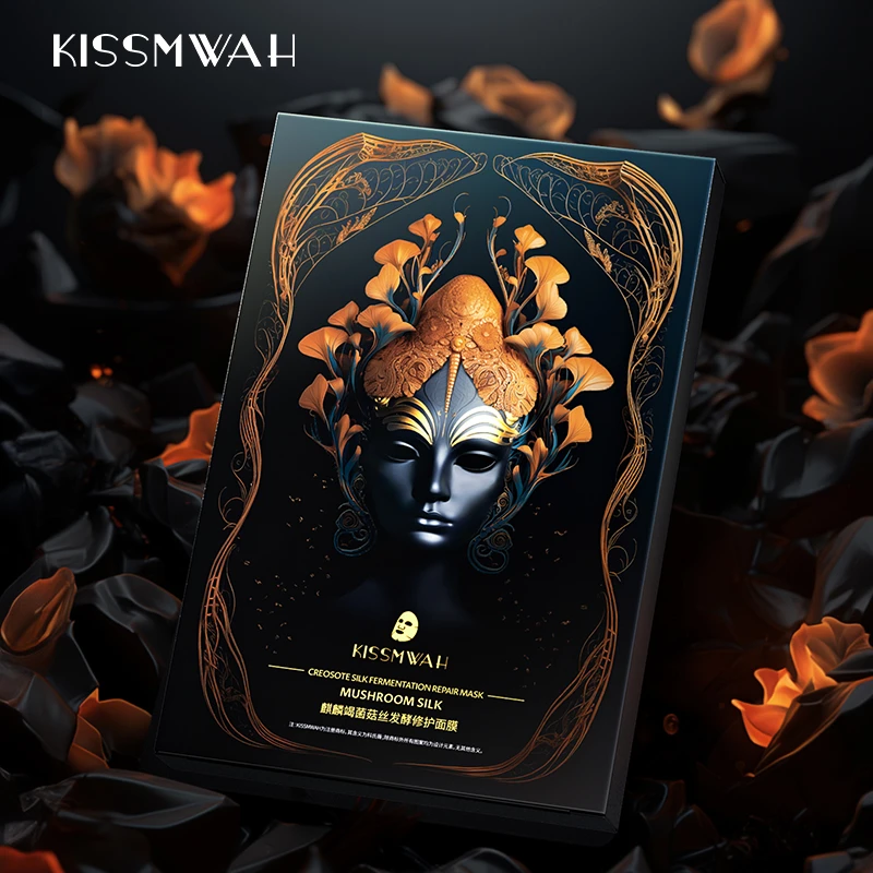 【三盒五盒的囤】KISSMWAH麒麟竭菌菇丝发酵修护面膜补水保湿滋润-M