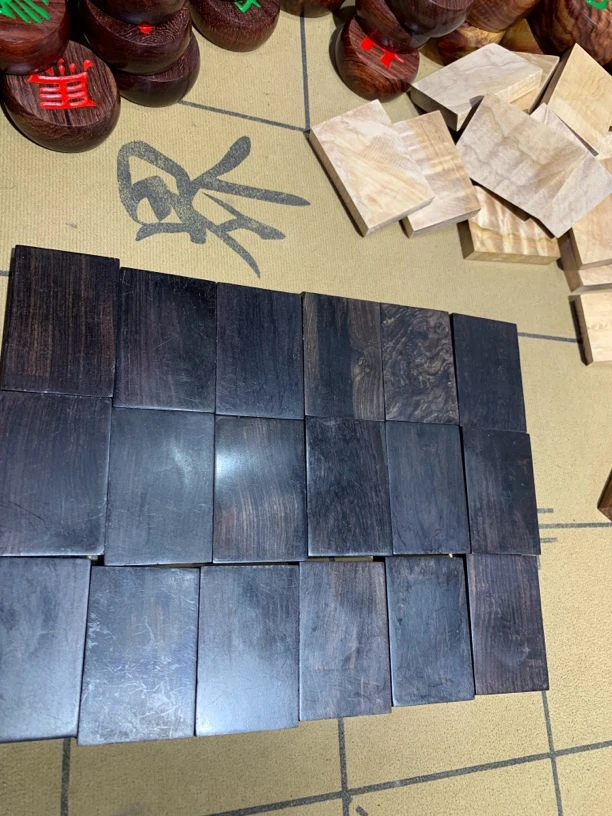 东非紫光檀实木无事牌