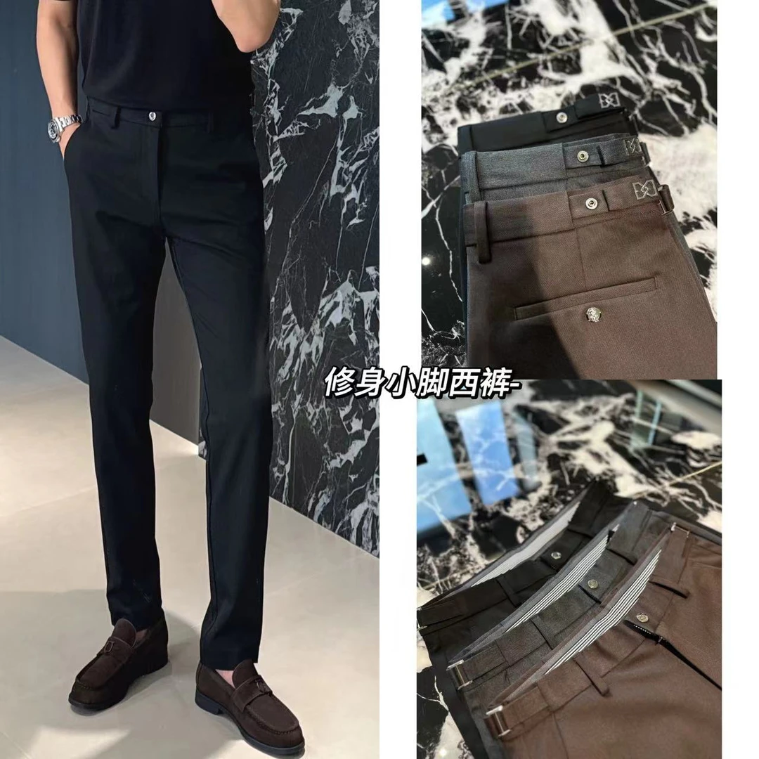 東•Dongzi 绅士丨高奢腰头卡扣西裤 66162