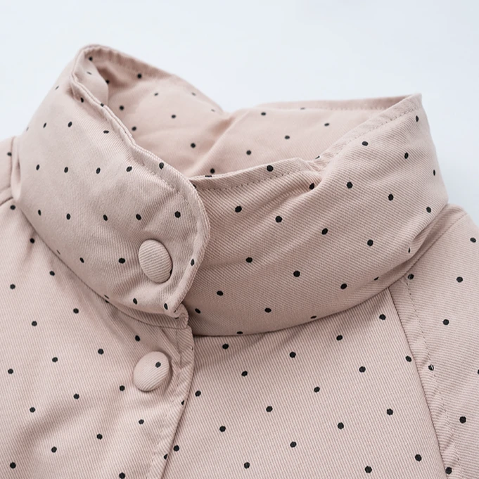 宿慕SUMU 女款波点羽绒服11-24冬款新款时尚休闲羽绒服A16067