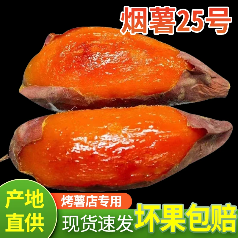 种植红心蜜薯糖心烟薯25鲜红薯皮薄肉厚流油流蜜软糯香甜山地地瓜