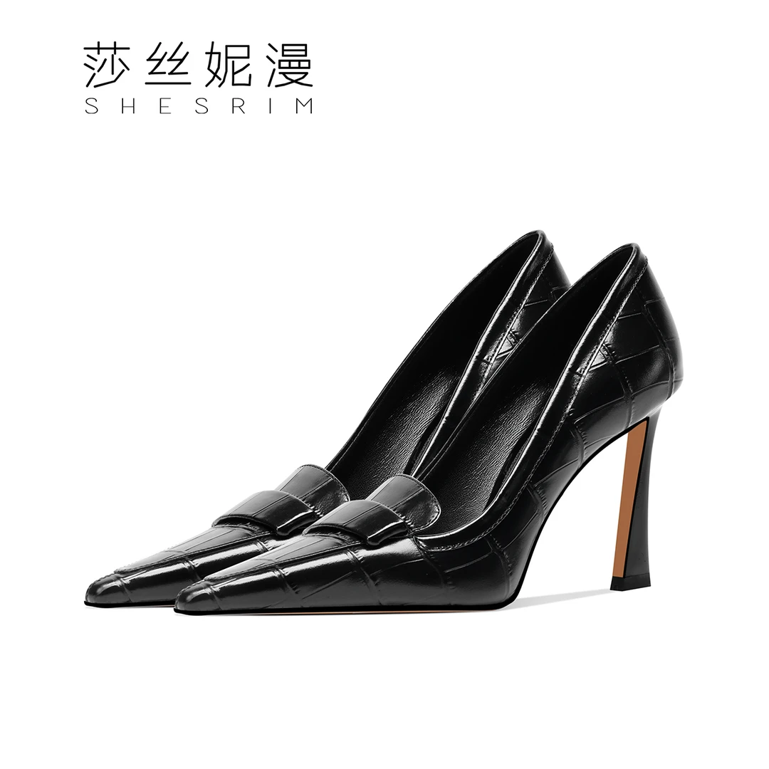 【Y时装周】秋冬季新款时尚百搭尖头高跟鞋女气质浅口职业单鞋Z99