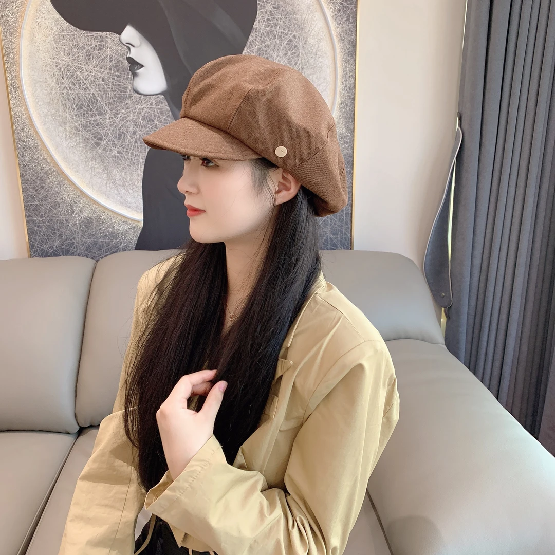 一帽多戴八角帽贝雷帽时尚百搭复古韩版秋冬春秋网红休闲时尚百搭