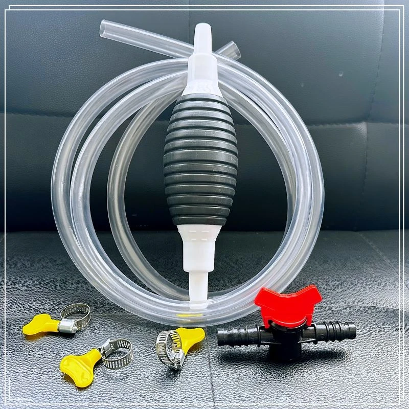 手动抽油器汽车柴油摩托车尿素手压式半自动抽水器水管快速安装