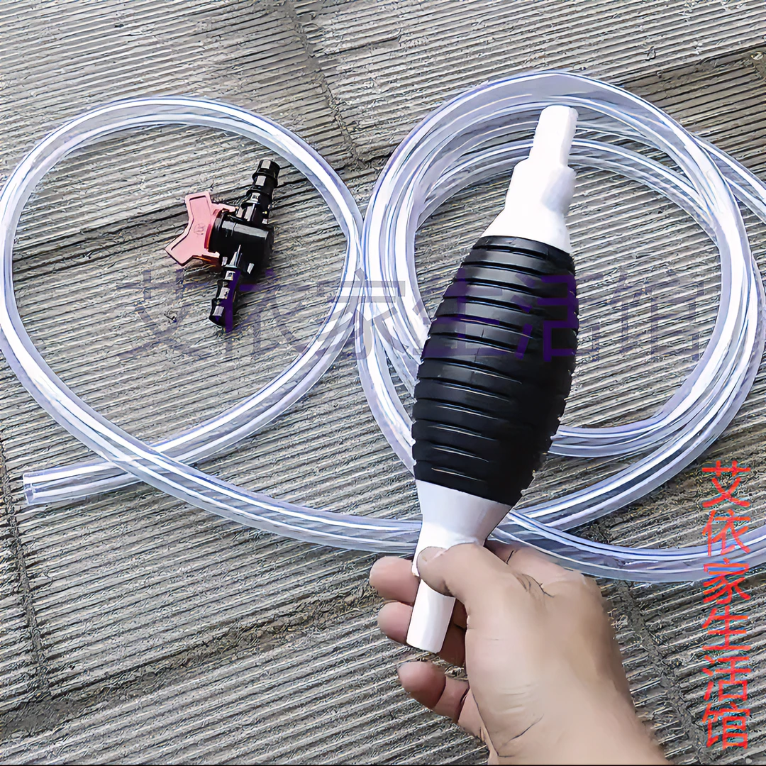 手动抽油器汽柴油摩托车尿素快速安装手捏式换水换油虹吸按压气囊