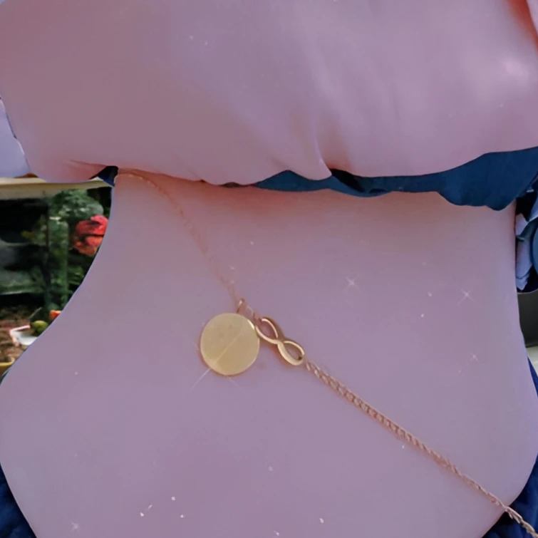 非金属树脂项链 马马金色衣霸项链