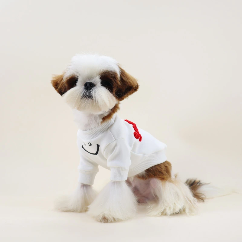 狗狗衣服宠物秋冬法斗雪纳瑞比熊马尔济斯西施小型犬猫咪加绒卫衣