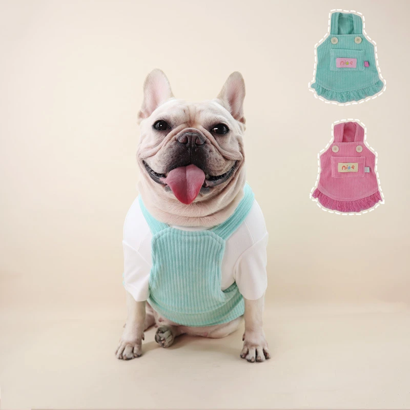 狗狗衣服宠物秋冬法斗雪纳瑞比熊马尔济斯西施小型犬猫咪背带裙