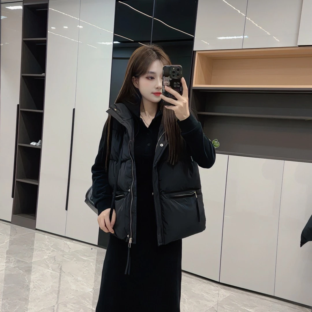 奈奈家N6657【棉服马甲】小个子改版定制20231114秋冬厚外套显瘦