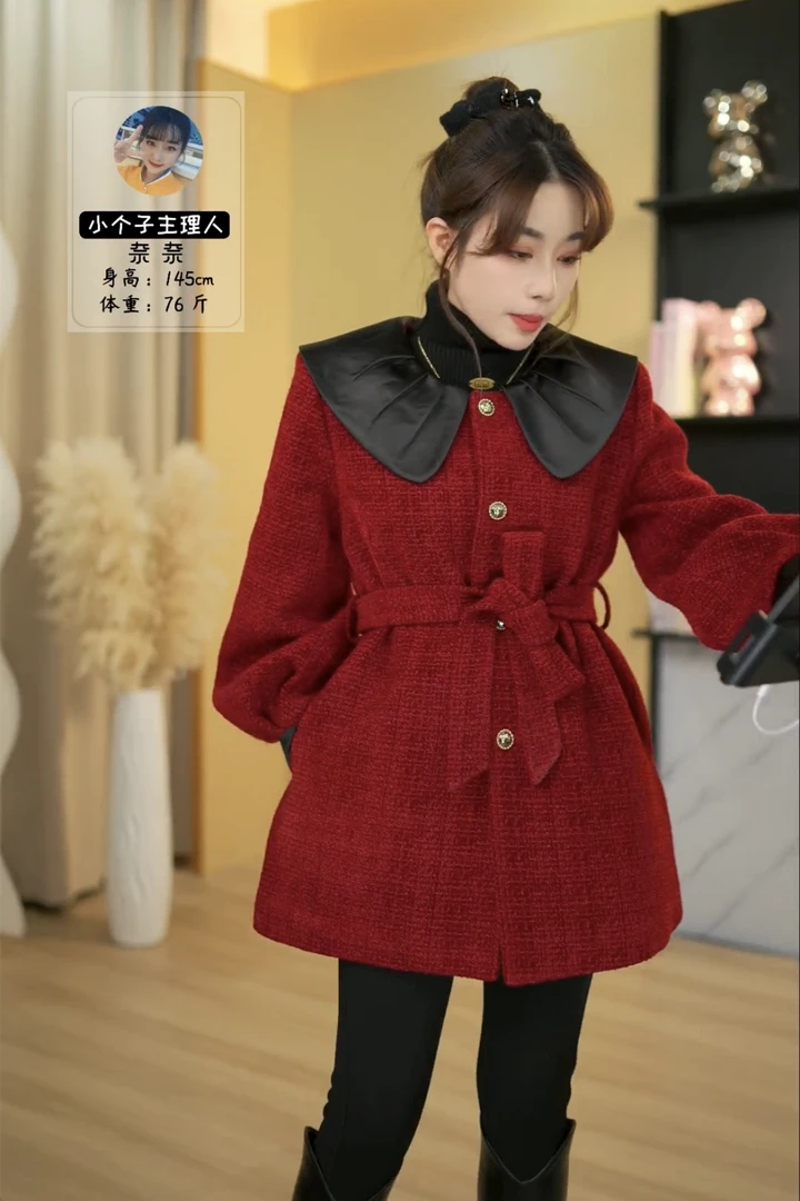 奈奈家62222【红酒庄园】小个子改版定制20231213洋气气质时尚