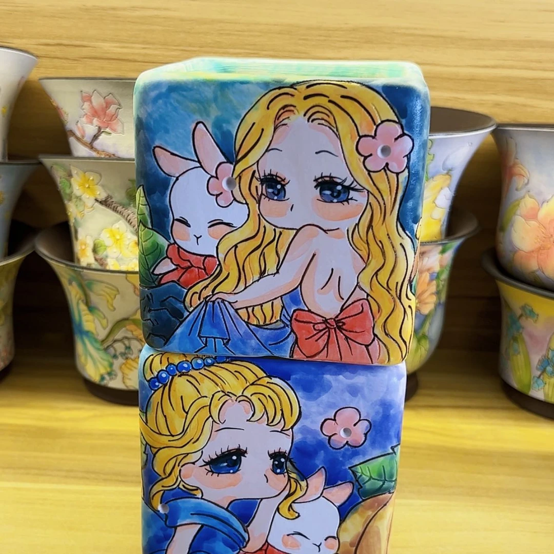 【闪购商品】骨瓷摆件月****崽