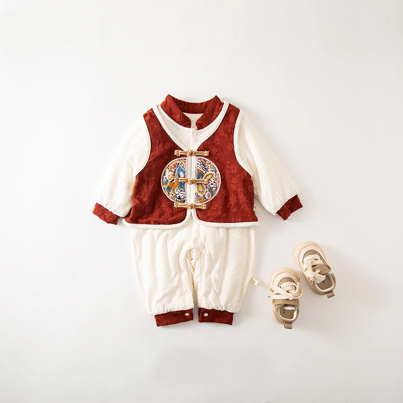 新中式男女宝周岁宴礼服（以直播衣服为准）不是图片款