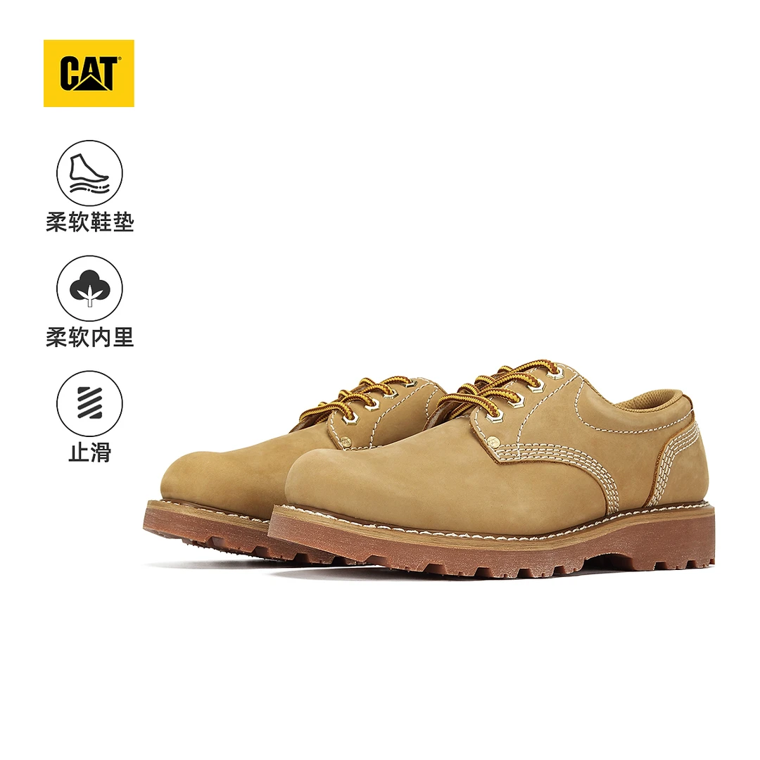 【固特异低帮黄靴】CAT卡特秋季新品固特异结构低帮耐磨大黄靴男士
