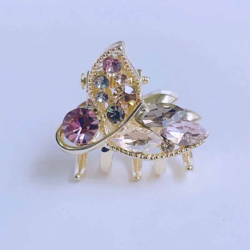 泛思小号抓夹珍珠半扎发夹女前额碎发刘海夹子头饰新款侧边夹发卡