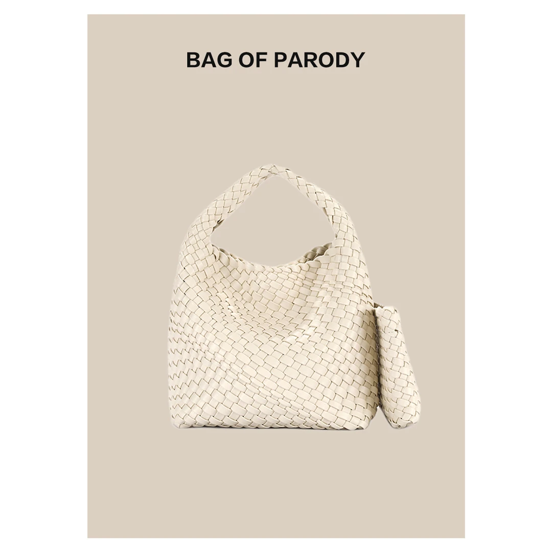 bag of parody包包女2025新款手工编织斜挎包