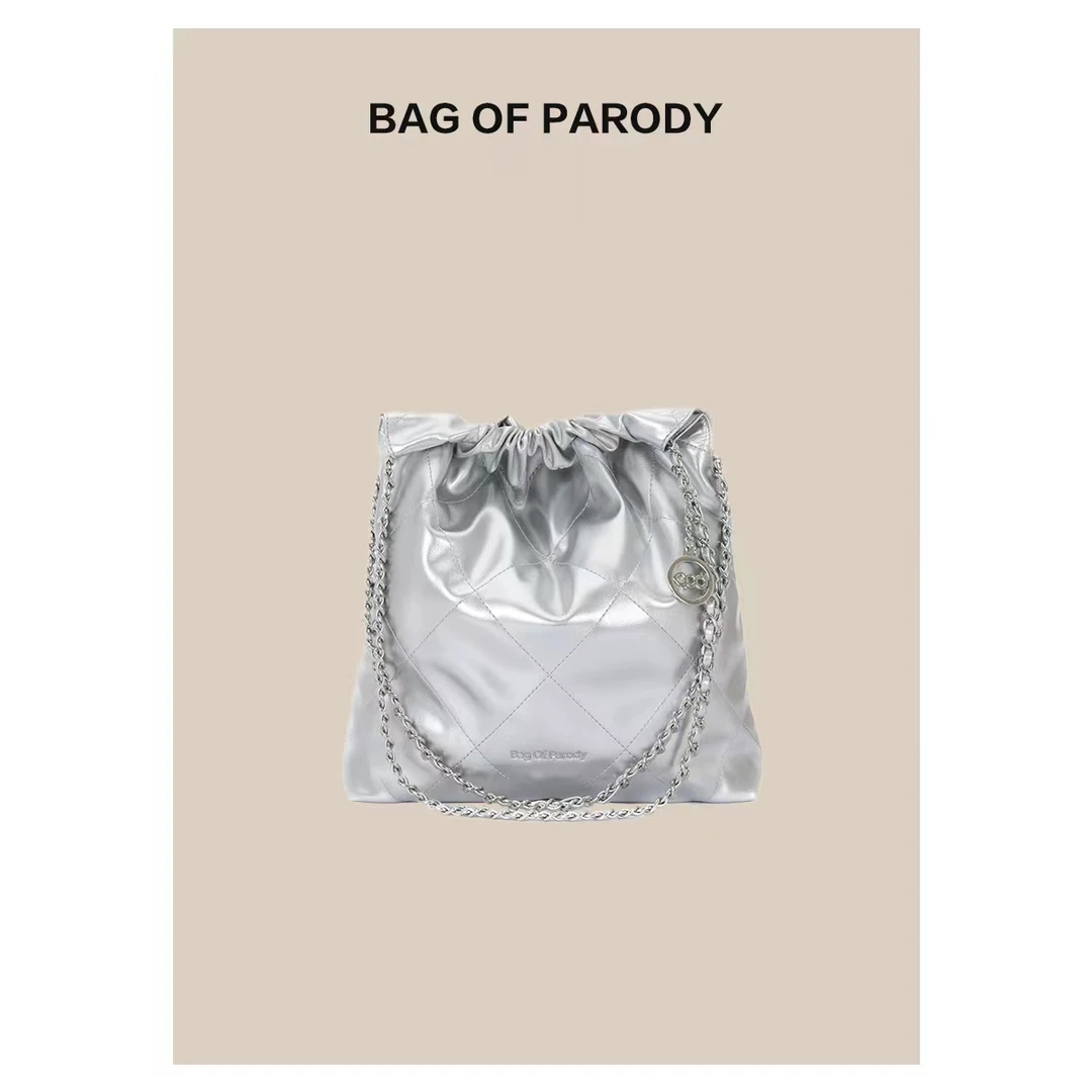 bag of parody包包女2024新款小香水桶包