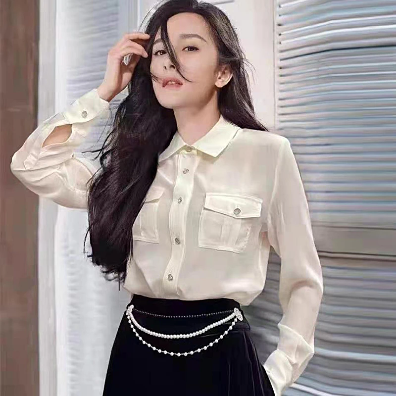 #39-79#女士衬衫长袖时尚洋气女装上衣（备注 扣号）