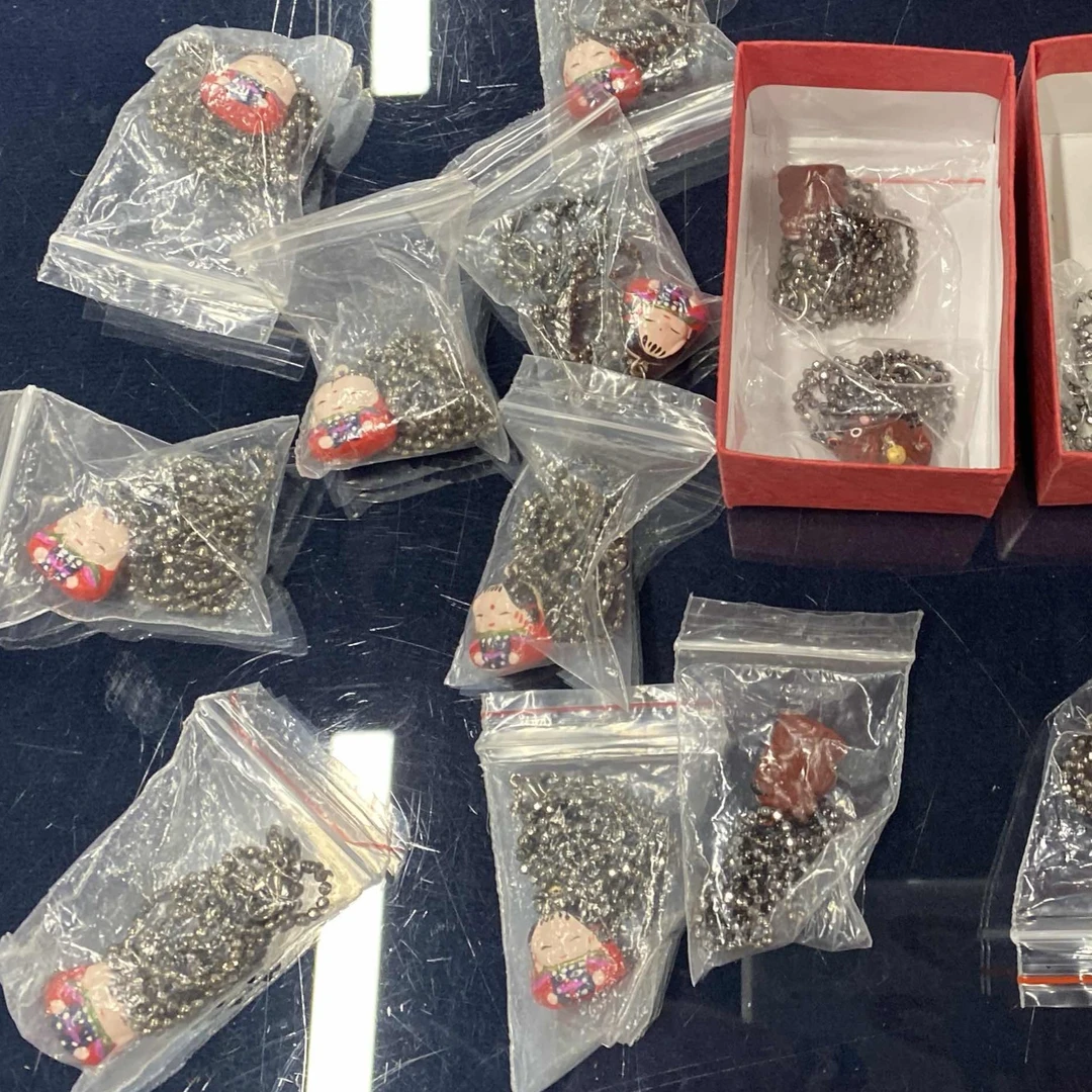 惠山泥人生肖阿福阿喜儿童伴手礼体验款吊项圈（非质量问题不退换）