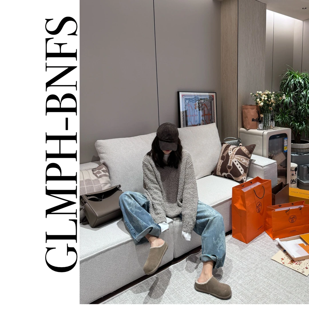 GLMPH-BNFS【慵懒毛衣】软糯镂空圆领宽松套头毛衣慵懒休闲上衣-594