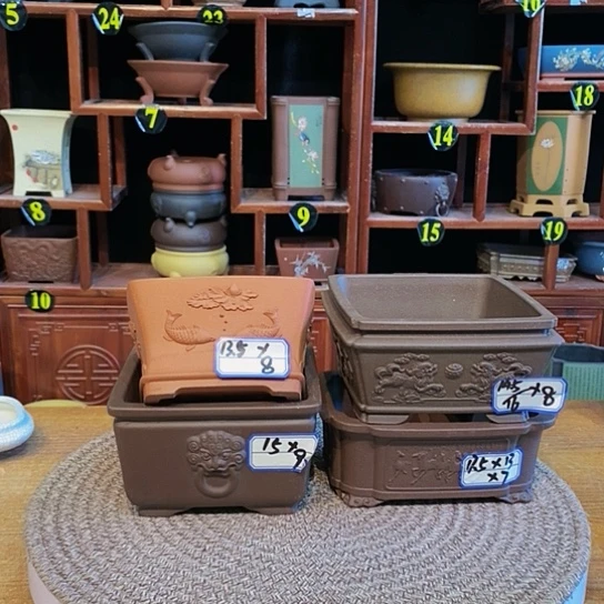 紫砂花盆紫砂花盆