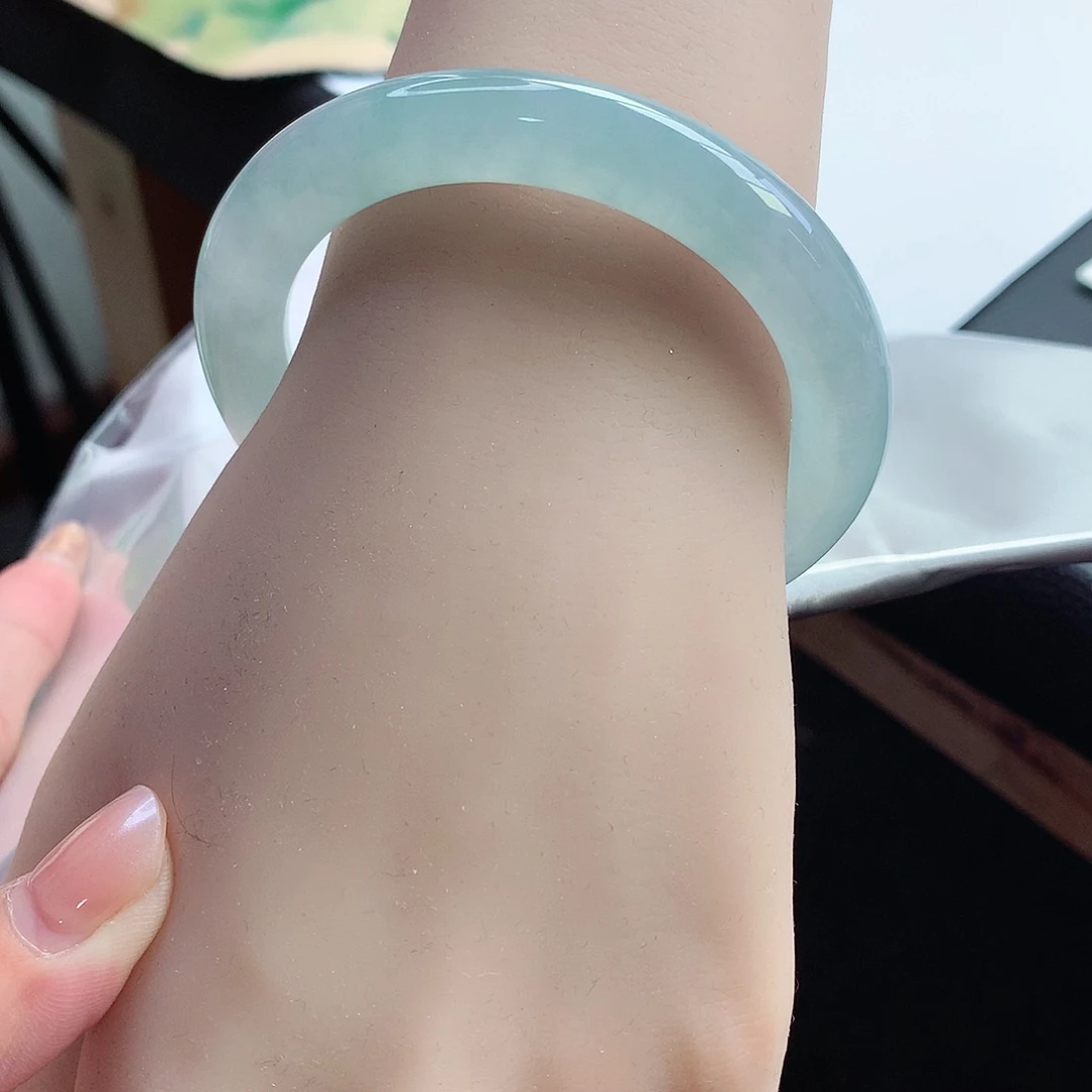 翡翠手镯未镶嵌天然A货翡翠54