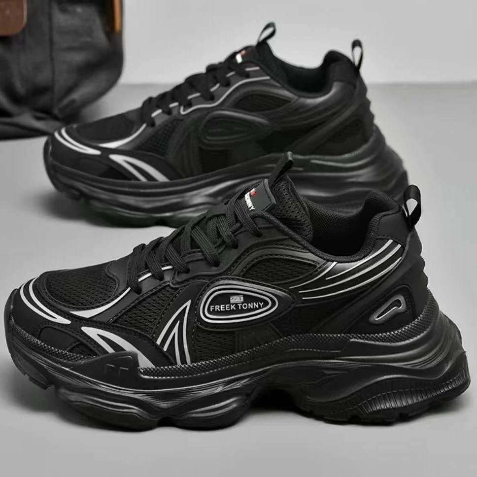 TN918经典黑休闲男鞋运动情侣鞋
