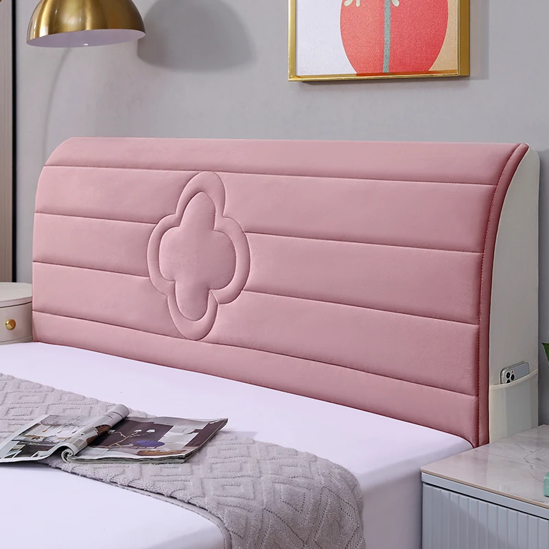 简约床头罩全包软包加厚防尘防撞保护套通用床靠背罩