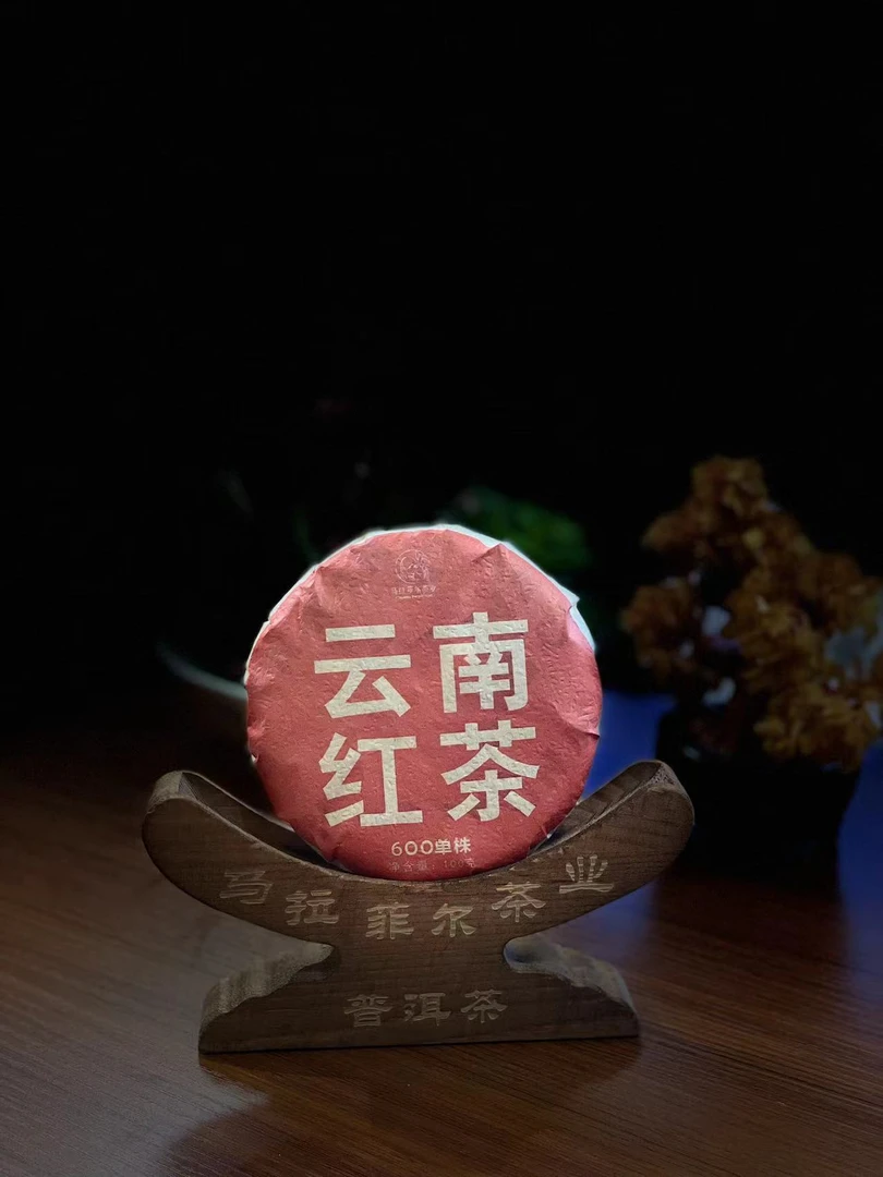 红茶 600单株普洱茶红茶2023年100g/饼 头春头采