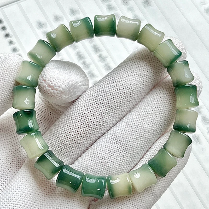 真品天然菩提根竹节手串学生文玩绕指柔菩提子盘玩手串佛珠念珠