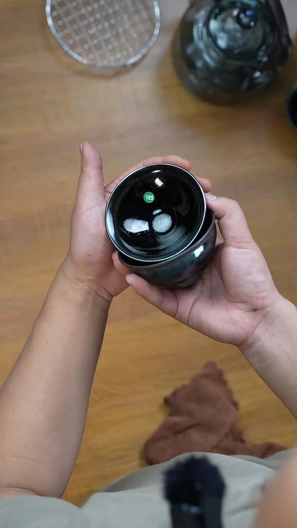 【闪购商品】茶盏185 对杯龙窑柴烧