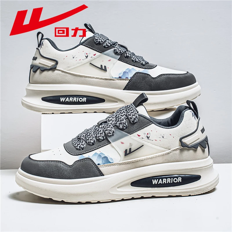 回力男鞋冬季新款青少年潮流百搭休闲板鞋男士防滑耐磨时尚潮鞋