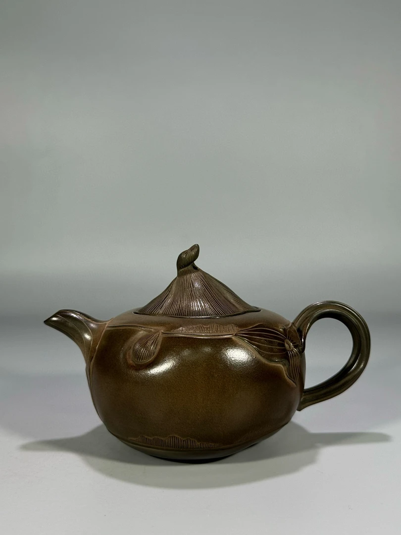 荸荠壶 落款「蒋蓉」 容量约340cc