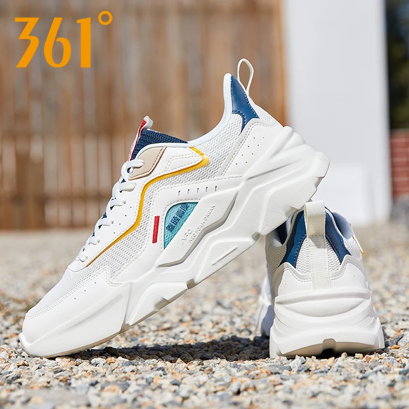 361°2024夏季潮流秋季透气休闲潮鞋百搭回弹速干男款运动鞋