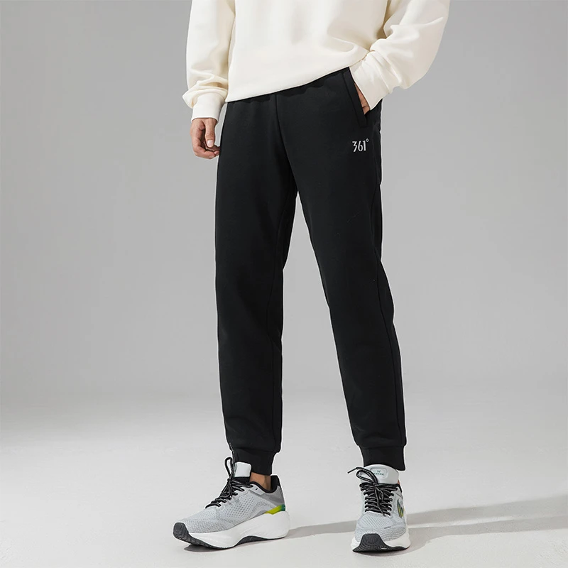361°运动裤丨秋季上新保暖休闲裤舒适针织长裤户外垂感裤款男款